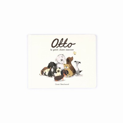 Jellycat Otto Le Petit Chien Saucisse Livre Books UK | 35781JNMZ